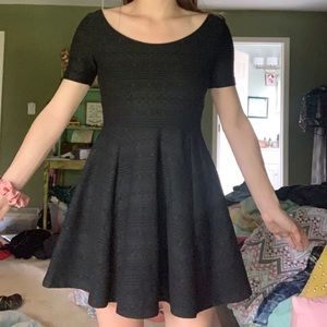 H&M black skater dress